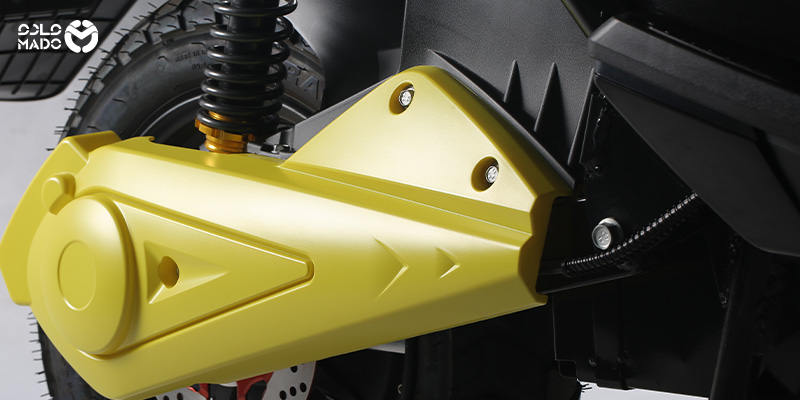 خشک کردن پورتها در موتور برقی در باران